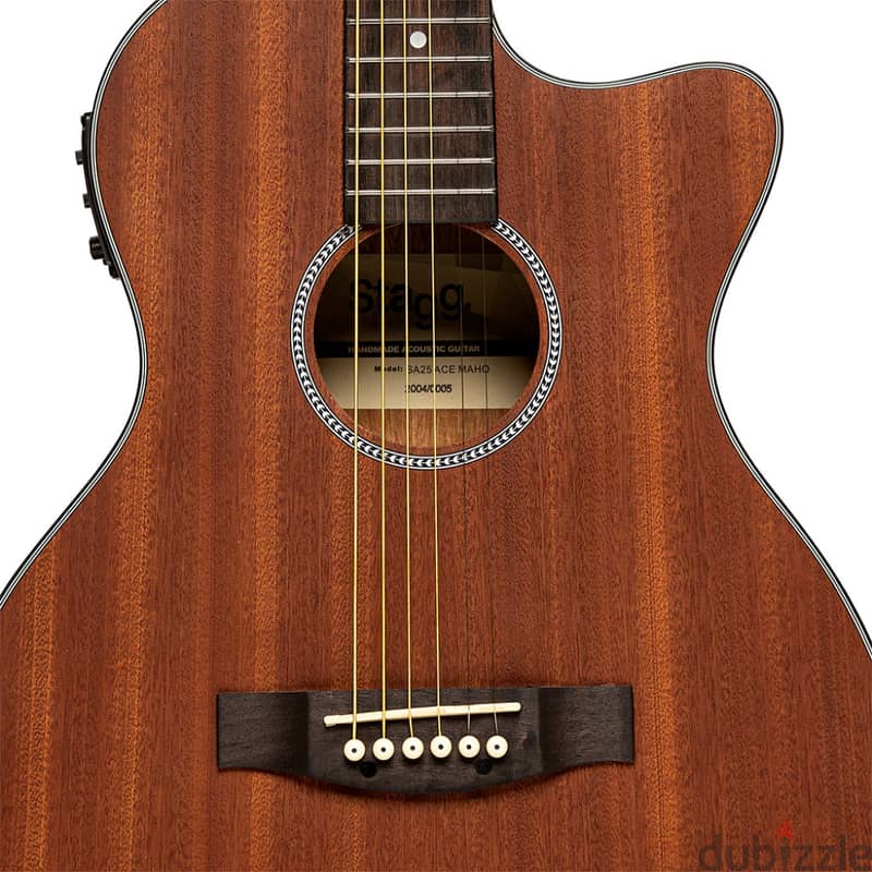 Stagg SA25 ACE MAHO Electro Acoustic Guitar 2