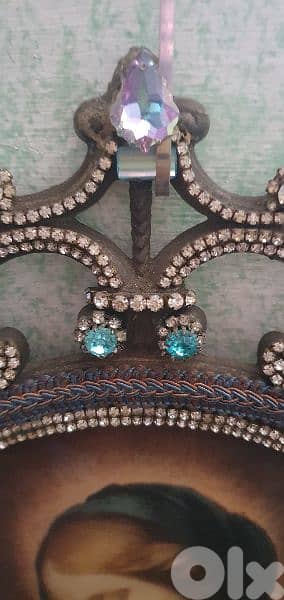 old italyian tablue cader bronze 1000 cristal stones 1