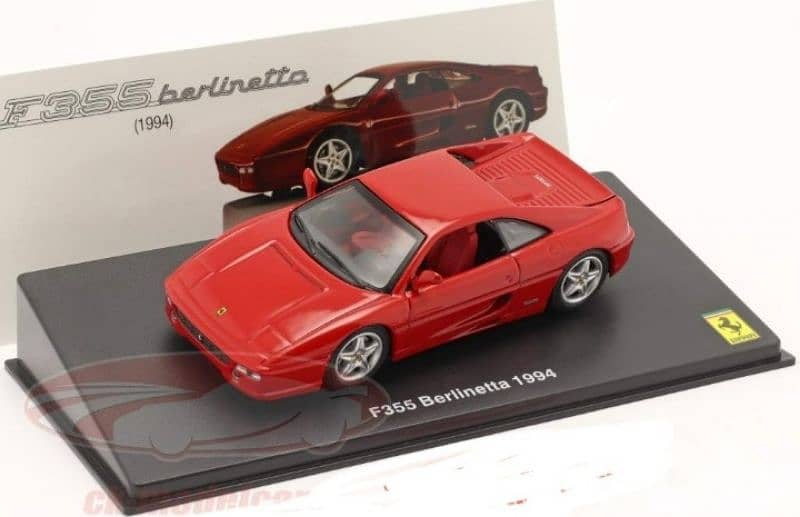 Ferrari Berlinetta F355 diecast car model 1;43. 0