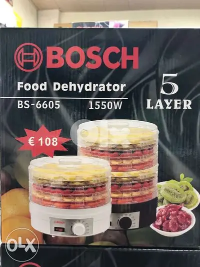 مكنة تجفيف الفواكه والخضار Dehydrator Bosch