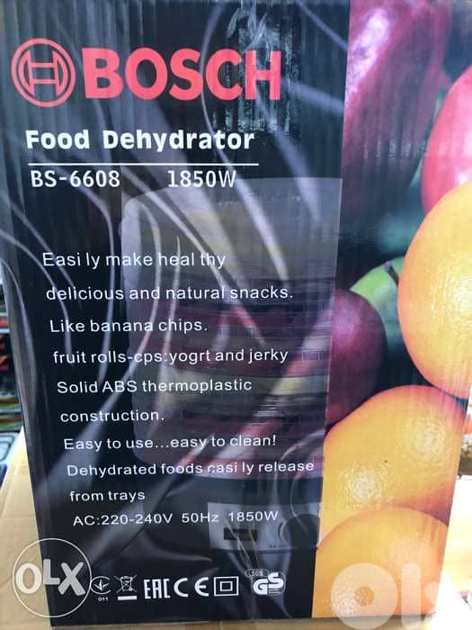 Bosch food dehydrator 8 layer 1