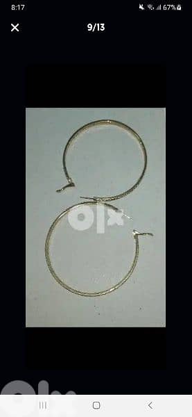 earrings gold only high quality 1
