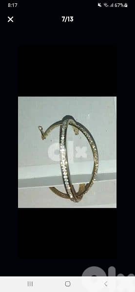 earrings gold only high quality 3