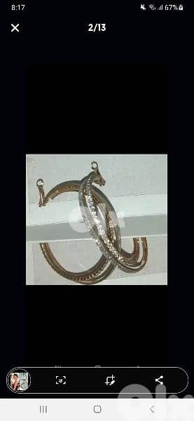 earrings gold only high quality 9