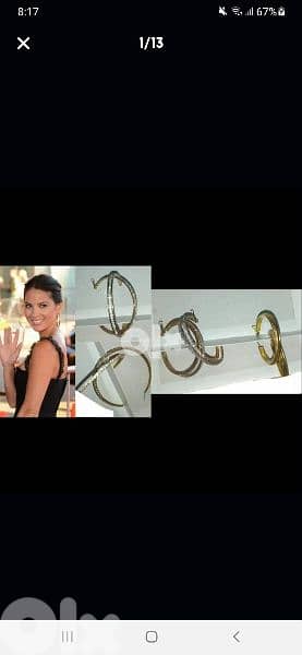earrings gold only high quality 11