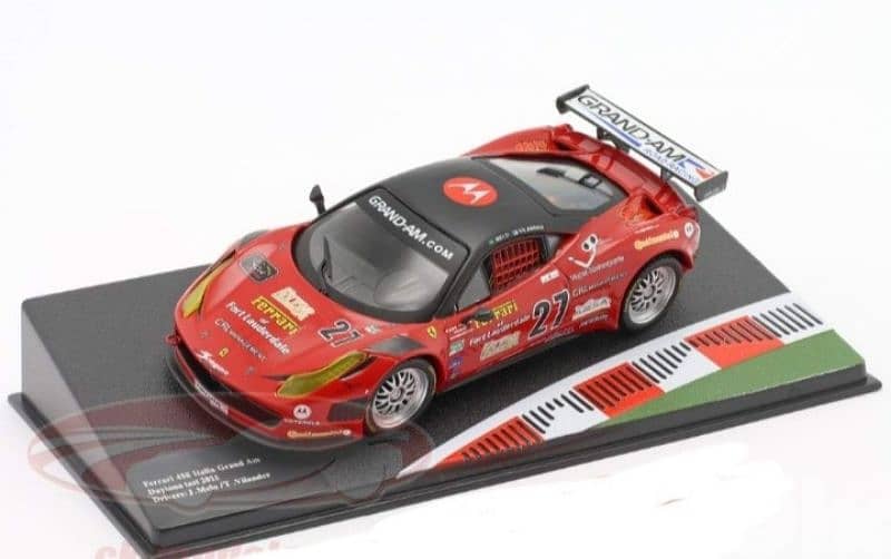 Ferrari Italia 458 Grand Am Daytona diecast car model 1;43. 0