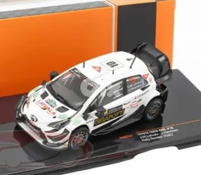 Toyota Yaris WRC (Rally Sweden 2020) diecast car model 1;43.