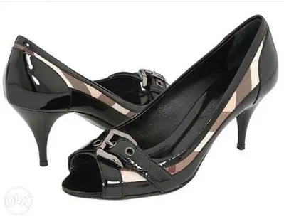 Burberry Peep Toe Pumps