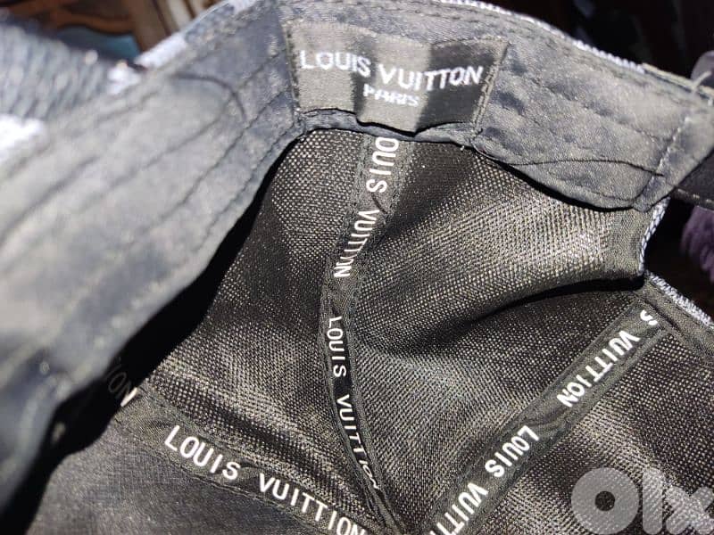 Copy original Louis Vuitton leather cap 2