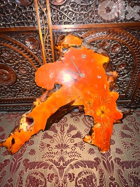 clock solid wood 0