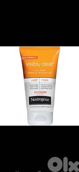 neutrogena visibly clear wash mask 0