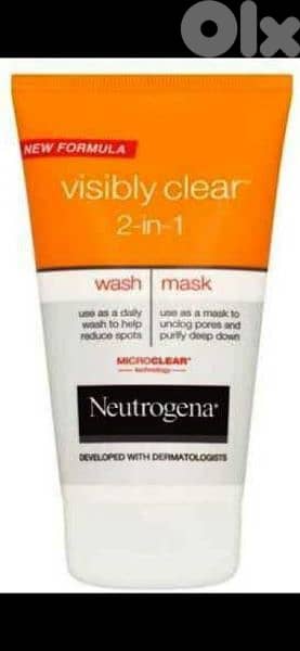neutrogena visibly clear wash mask 3