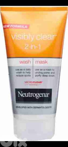 neutrogena visibly clear wash mask 4