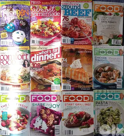 food magazines 3$