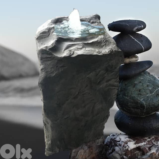 Concrete Bubbling fountain 0