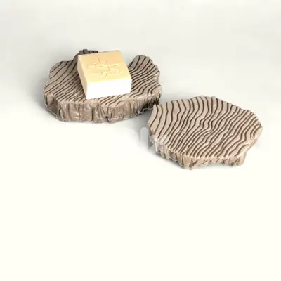 Concrete soap holders