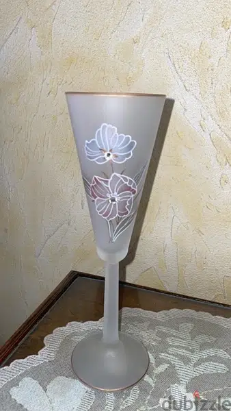 set of flutes glass