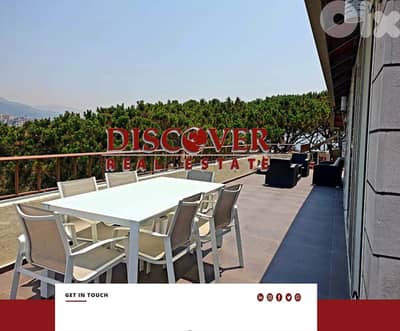 Exceptional 315sqm Roof for sale in Baabdat + view