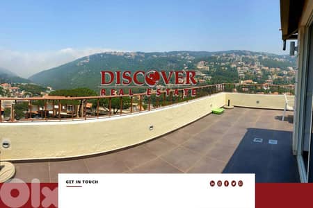 Exceptional 315sqm Roof for sale in Baabdat + view