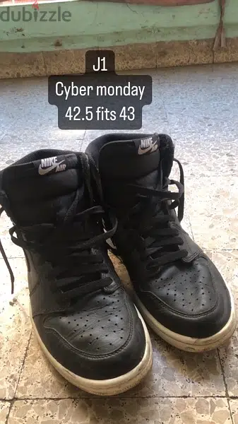 Air jordan 1 cybermonday 42.5