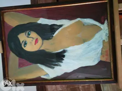 لوحة رسم يد زيتية