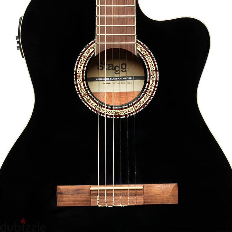 Stagg SCL60 TCE-BLK black electric 3