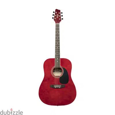 Stagg SA20D Red Acoustic Guitar