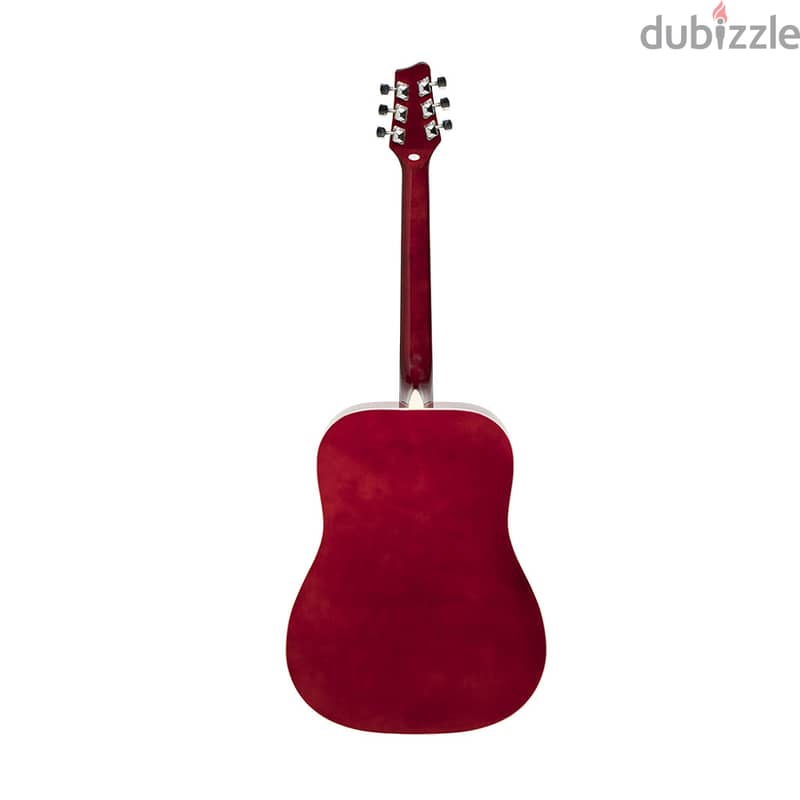 Stagg SA20D Red Acoustic Guitar 1