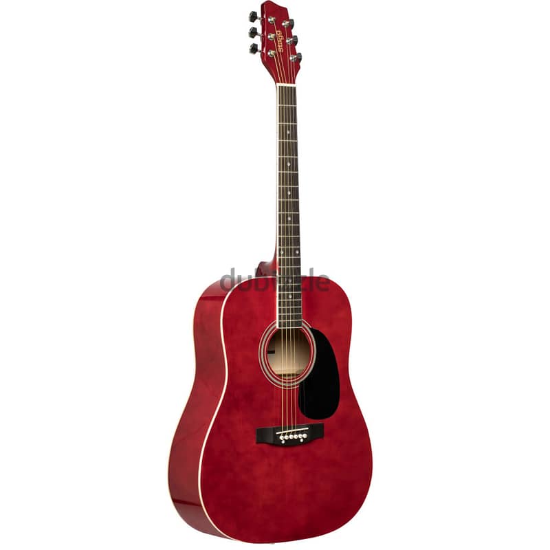 Stagg SA20D Red Acoustic Guitar 3
