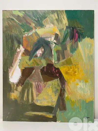 beautiful oil painting by chucrallah fattouh