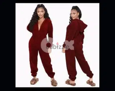 pyjama jumpsuit bordo s to xxL