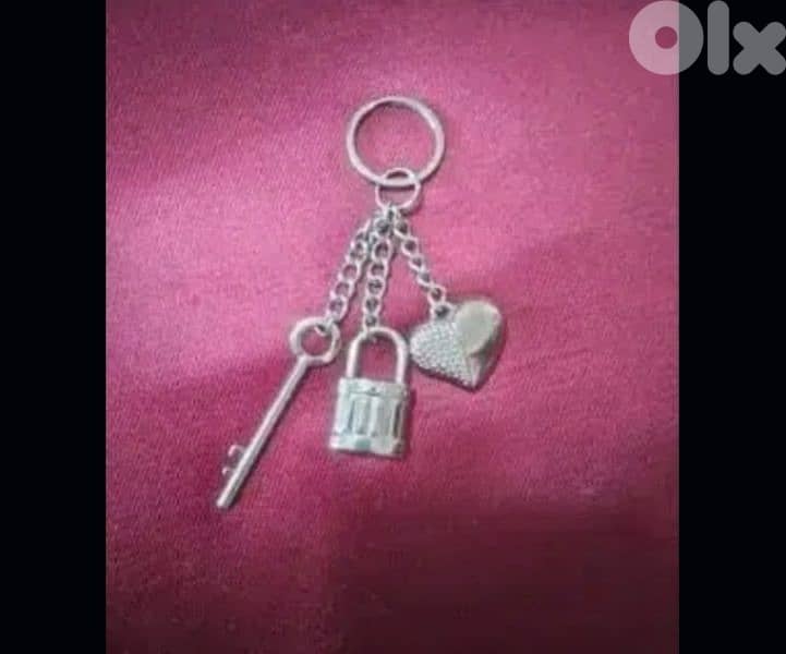 keychain heart key lock copy Hermes box +2$ 2