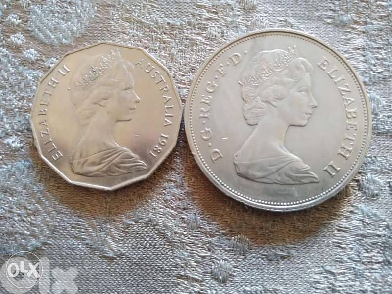 Set of two Coins For Prince Charles and Princess Diana 1