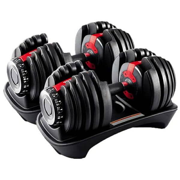2Pcs Adjustable Dumbbell 0