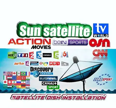 تركيب ستلايت قنوات لبنانية و فضائية satellite dish  World