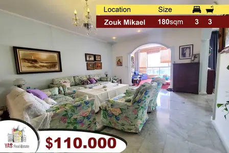 Zouk Mikael 180m2 | Mint Condition | Calm Area | Mountain View | TO |