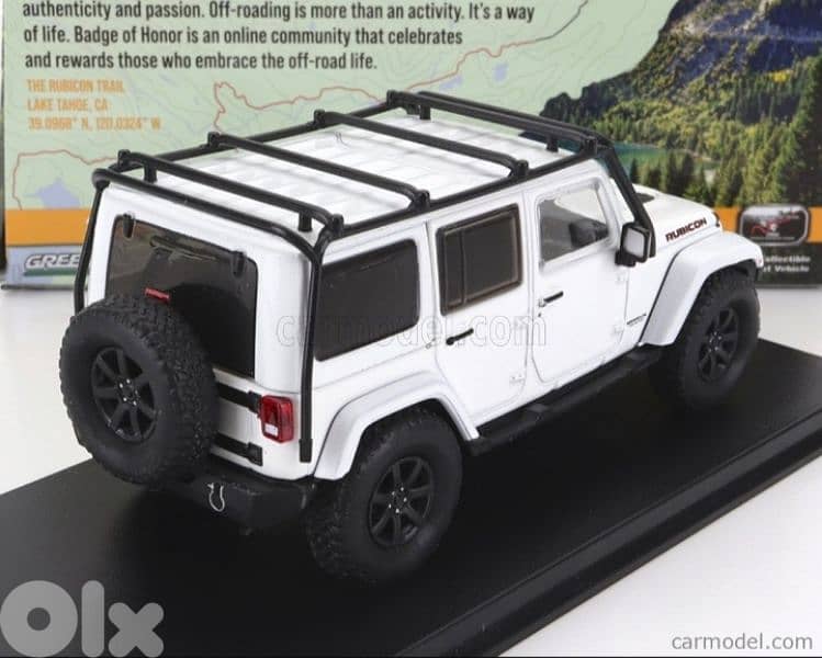 Wrangler Unlimited X Rubicon 2014 diecast car model 1;43. 4