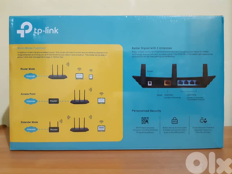 Wireless N Router 450Mbps 3 Antennas 1