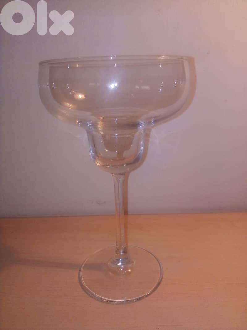 pack of 6 cocktail / ice cream / drink glasses made turkey 20*11.5cm 1
