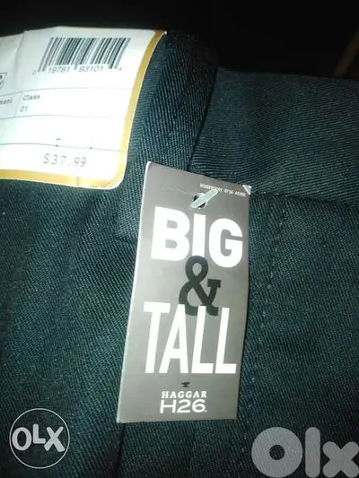 Big & tall pant black size 44-46-48-50