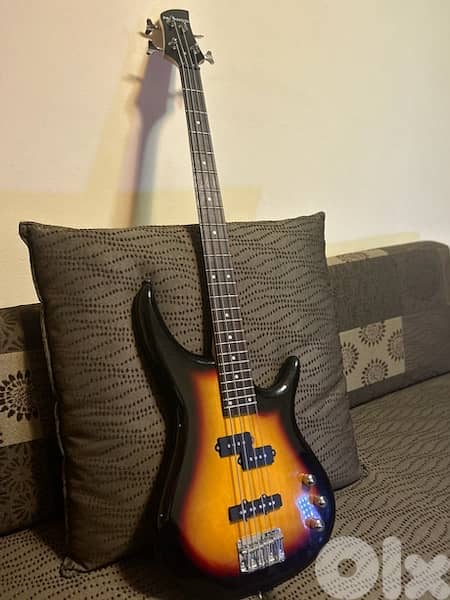 bass guitar and amplifier 1
