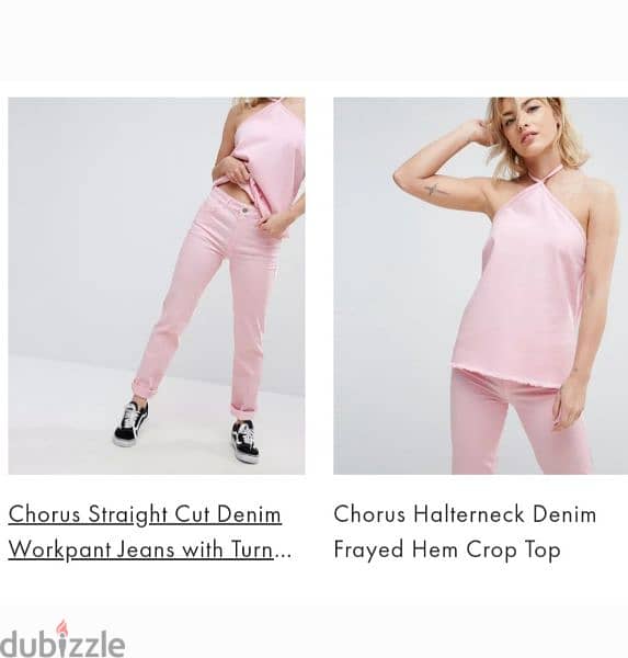 Chorus Denim set 38 top and trousers medium 0