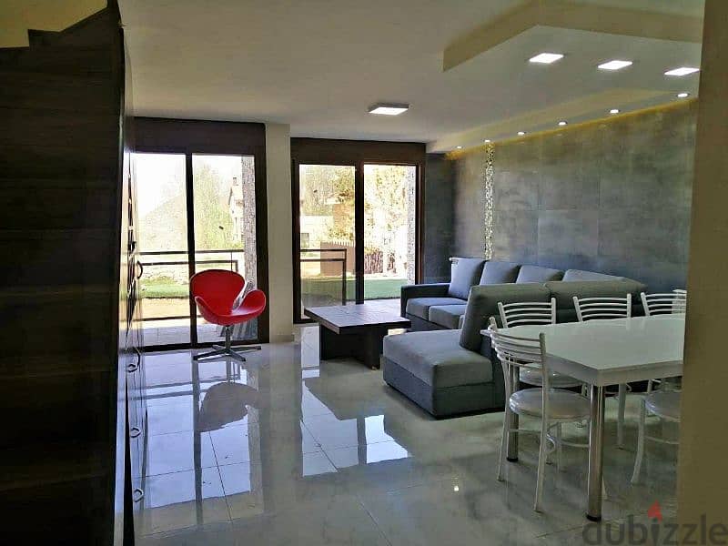 Duplex 110m2+100m2 garden in tilal al assal 0