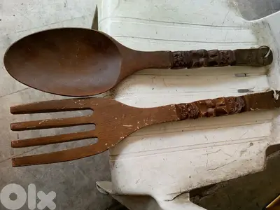 معلقة وشوكة للديكور كبيرة أوروبية