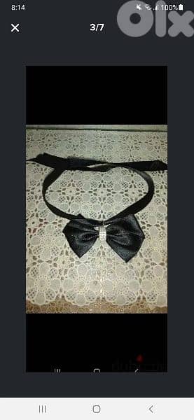 3a2ed aswad satin ma3 strass 2