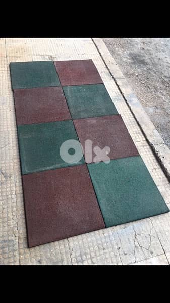 rubber flooring 3cm thickness we have also all sports equipment 6