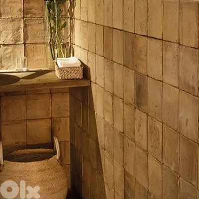 Concrete square tiles