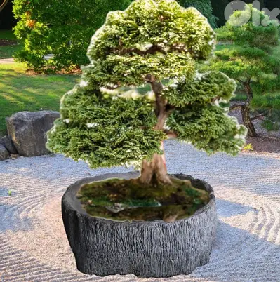 Concrete Bonsai planter