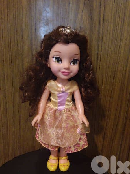 PRINCESS BELLE ANIMATOR DISNEY BEAUTY&THE BEAST+Crown+Shoes great doll 5