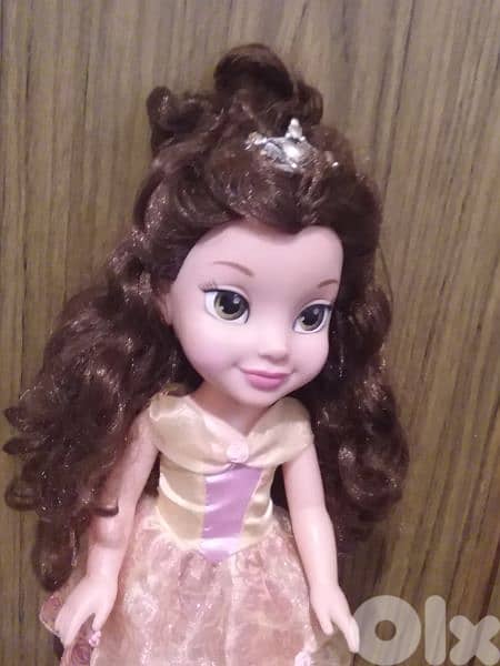 PRINCESS BELLE ANIMATOR DISNEY BEAUTY&THE BEAST+Crown+Shoes great doll 0